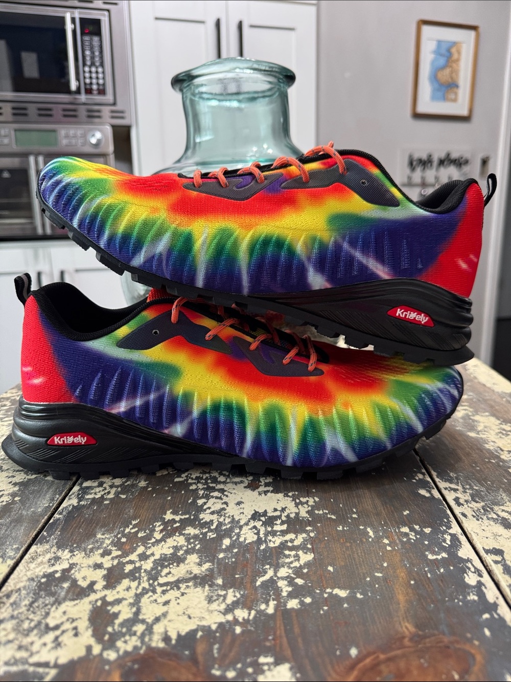 🔥13M Kricely Tie-Dye Men's Trail Shoes - Rainbow